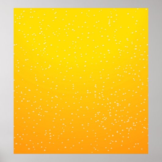Bier mit kleinen Bubbles Background Art Poster (Vorne)