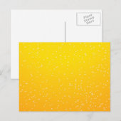 Bier mit kleinen Bubbles Background Art Postkarte (Vorne/Hinten)