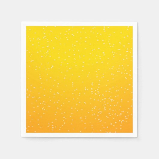 Bier mit kleinen Bubbles Background Art Serviette (Vorderseite)