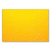 Bier mit kleinen Bubbles Background Art Tischnummer (Vorderseite)