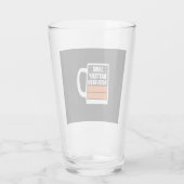 Bier mit niedrigem Batteriebedarf Glas (Rückseite)