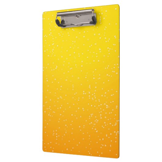 Bier mit Tiny Bubbles Klemmbrett (Links)