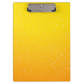 Bier mit Tiny Bubbles Klemmbrett (Vorderseite)