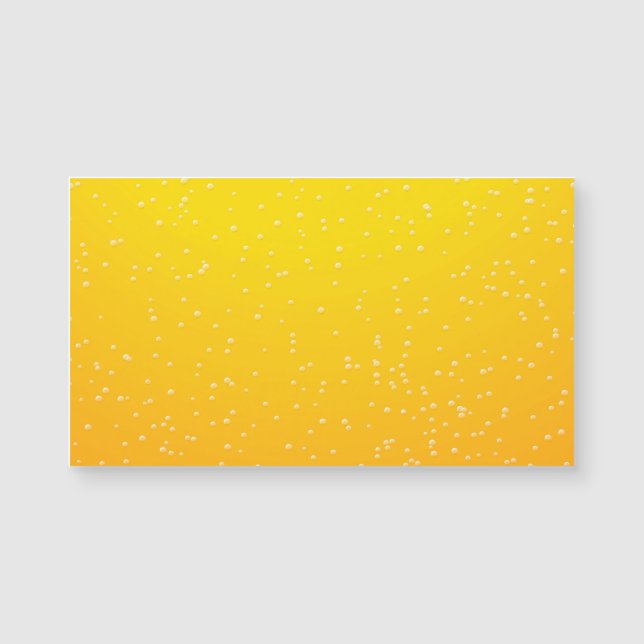 Bier mit Tiny Bubbles Magnetkarte (Vorderseite)