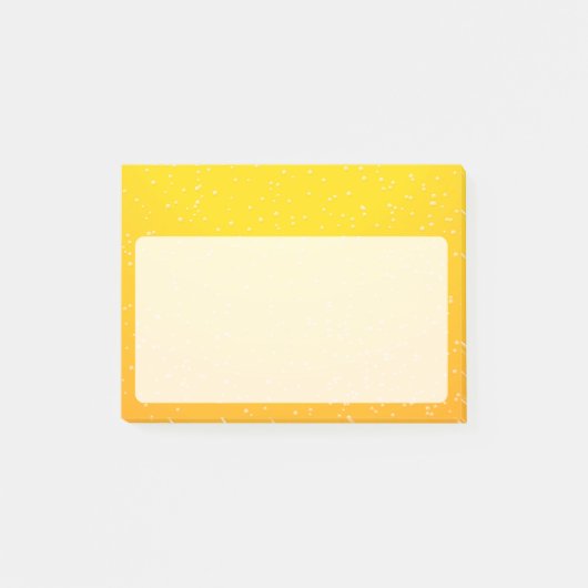 Bier mit Tiny Bubbles Post-it Klebezettel (Vorderseite)