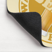 Bier-Monogramm-Mousepad Mousepad (Ecke)