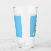 Bier Monster | Blue Background Glassware Glas (Rechts)