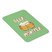 Bier Monster Magnet mit grünem Hintergrund (Rechte Seite)
