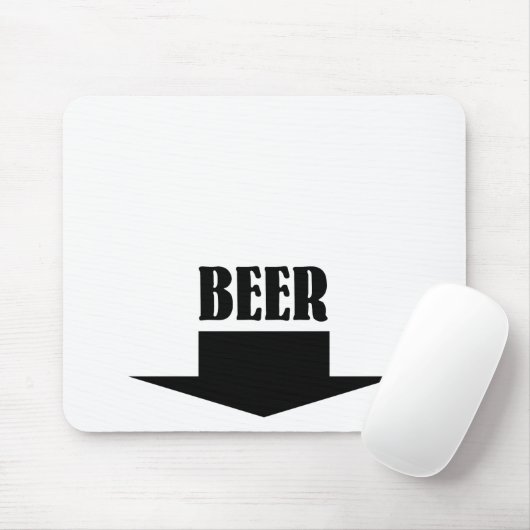 Bier Mousepad (Mit Mouse)