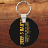 Bier N Darts Schlüsselanhänger (Vorderseite)