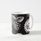 Bier nahtlos im Vintagen Stil, Backgro Kaffeetasse (VorderseiteRechts)