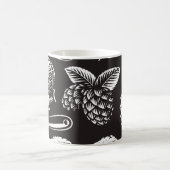 Bier nahtlos im Vintagen Stil, Backgro Kaffeetasse (Mittel)