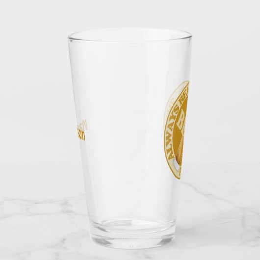 BIER-Name-Literglas Glas (Rechts)