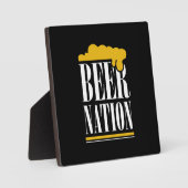 Bier Nation Fotoplatte (Vorderseite)