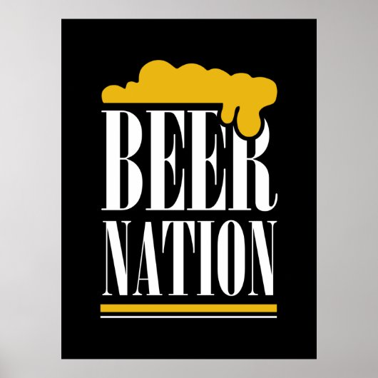 Bier Nation Poster (Vorne)