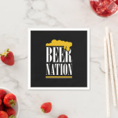 Bier Nation Serviette (Beispiel)