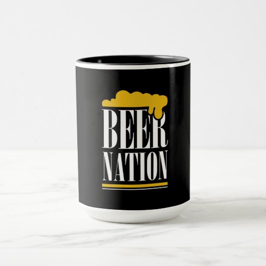 Bier Nation Tasse (Zentrum)