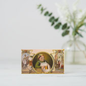 Bier nationales Getränk Vintage Retro Visitenkarte (Stehend Vorderseite)