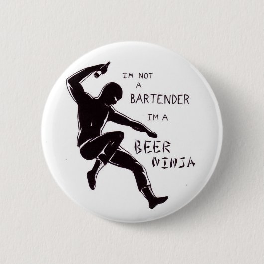 Bier ninja button (Vorderseite)