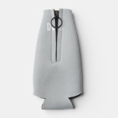 Bier No Quitter Funny Bottle Cooler Flaschenkühler (Rückseite)