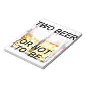 Bier Notizblock (Rotiert)