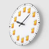 Bier-O-Uhr Große Wanduhr (Winkel)