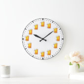 Bier-O-Uhr Große Wanduhr (Zuhause)