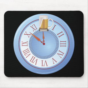 Bier-O-Uhr Mousepad