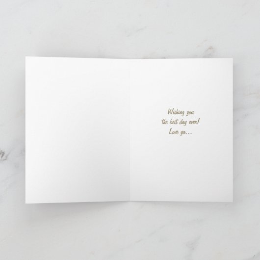 Bier O'clock Funny für die Bier Drinker Mixed Card Karte (Innenseite)