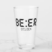 Bier O'Clock Oktoberfest Glas (Vorderseite)