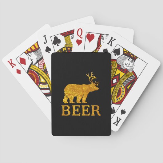 Bier oder Bier auf Bier Spielkarten (Rückseite)