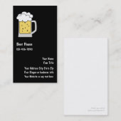 Bier-oder Brauerei-Visitenkarten Visitenkarte (Vorne/Hinten)