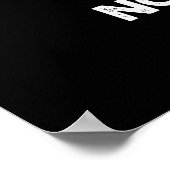 Bier oder nicht zu sonnigen trinken pun dunkel BG Poster (Ecke)