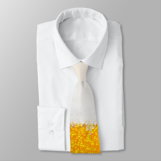 Bier On Stich Alcohol Bubble Drinker Necktie Desig Krawatte (Gebunden)