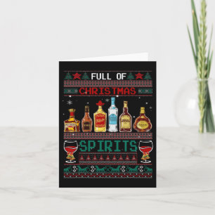 Bier Pajamas Weihnachtsgebäck Trinken Wein Alcoh Karte