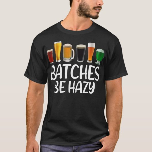 Bier-Partien sind gefährlich Funny Zuhause Bierbra T-Shirt (Vorderseite)