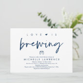 Bier Party Brautparty, Liebe braut Einladung (Stehend Vorderseite)