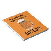 Bier Party Drink Bier Notizblock (angewinkelt)