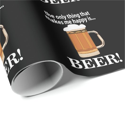 Bier Party Drinken Funny Beer Geschenkpapier (Rolleneckpunkt)