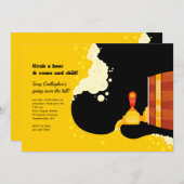 Bier-Party Einladung (Vorne/Hinten)