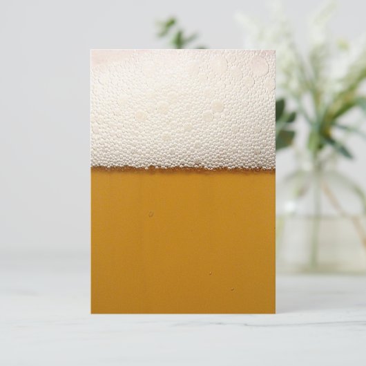 Bier-Party Einladung (Stehend Vorderseite)