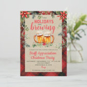 Bier Party Holiday Brauerei Einladung (Stehend Vorderseite)