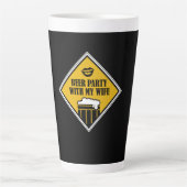 Bier Party mit meiner Ehefrau Milchtasse (Vorderseite)