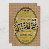 Bier-Party-oder Bier-Schlag-Einladung Einladung (Vorne/Hinten)