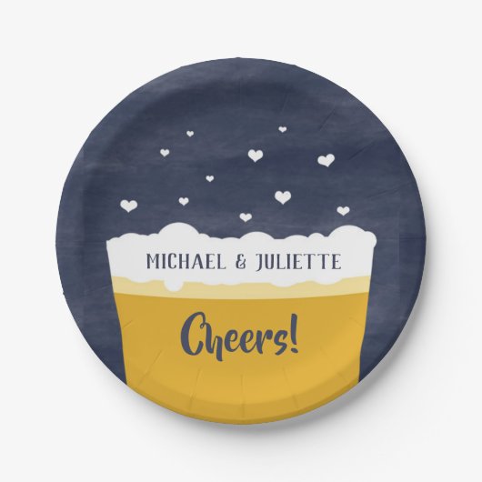 Bier-Party-Teller - Bier-Probieren/Bier-Ereignis Pappteller (Vorderseite)