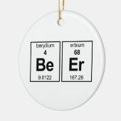 Bier-Periodensystem Keramikornament (Links)