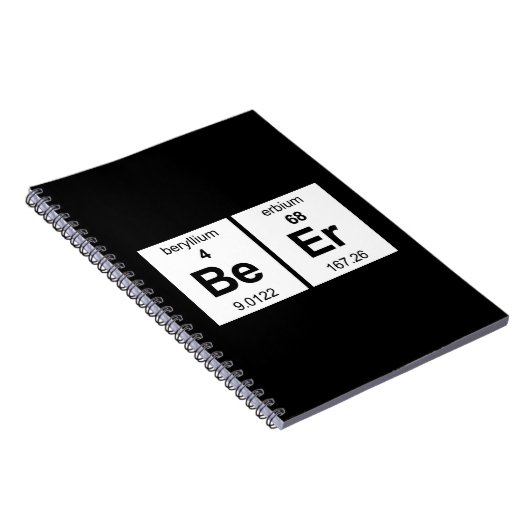 Bier-Periodensystem Notizblock (Rechte Seite)