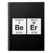 Bier-Periodensystem Notizblock (Vorderseite)