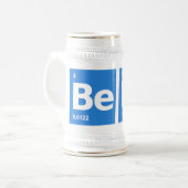 Bier periodisch bierglas (Vorderseite Links)