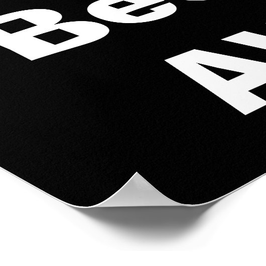 Bier phantastisches Poster (Ecke)